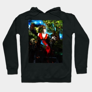 Red Forest FIGURE ADDITION PRINT. Hoodie